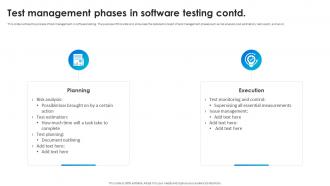 Software Testing Techniques For Quality Test Management Phases In Software Testing Engaging Multipurpose