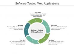Software testing web applications ppt powerpoint presentation design ideas cpb