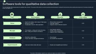 Software Tools For Qualitative Data Collection
