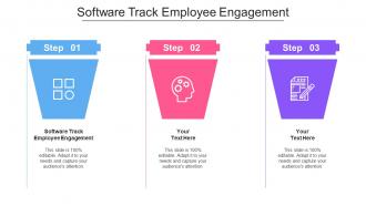 Software Track Employee Engagement Ppt Powerpoint Presentation Ideas Template Cpb