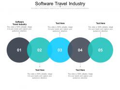 Software travel industry ppt powerpoint presentation file icon cpb