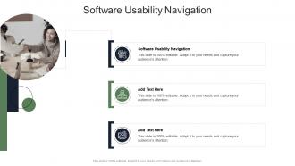 Software Usability Navigation In Powerpoint And Google Slides Cpb
