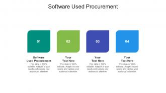 Software used procurement ppt powerpoint presentation model show cpb
