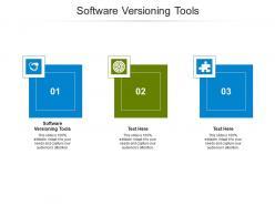 Software versioning tools ppt powerpoint presentation ideas show cpb