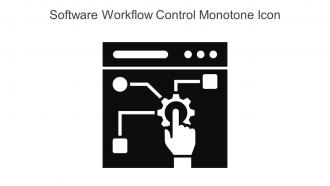 Software Workflow Control Monotone Icon In Powerpoint Pptx Png And Editable Eps Format