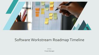 Software Workstream Roadmap Timeline PPT Slides AT