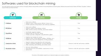 Softwares Used For Blockchain Mining Everything You Need To Know About Blockchain BCT SS V