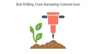 Soil Drilling Core Sampling Colored Icon In Powerpoint Pptx Png And Editable Eps Format