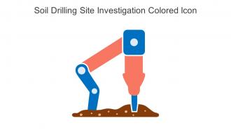 Soil Drilling Site Investigation Colored Icon In Powerpoint Pptx Png And Editable Eps Format