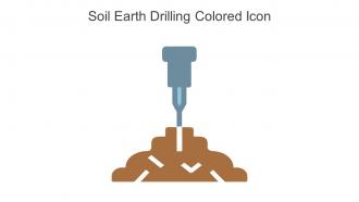 Soil Earth Drilling Colored Icon In Powerpoint Pptx Png And Editable Eps Format