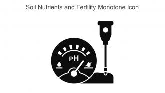 Soil Nutrients And Fertility Monotone Icon In Powerpoint Pptx Png And Editable Eps Format