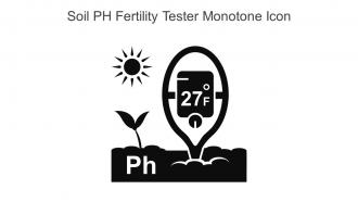 Soil PH Fertility Tester Monotone Icon In Powerpoint Pptx Png And Editable Eps Format