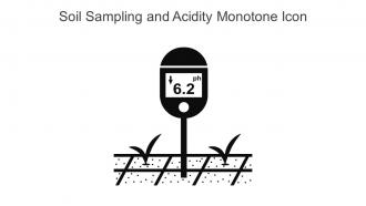 Soil Sampling And Acidity Monotone Icon In Powerpoint Pptx Png And Editable Eps Format