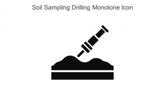 Soil Sampling Drilling Monotone Icon In Powerpoint Pptx Png And Editable Eps Format
