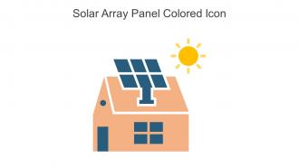 Solar Array Panel Colored Icon In Powerpoint Pptx Png And Editable Eps Format