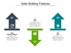 Solar building features ppt powerpoint presentation ideas tips cpb