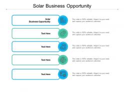 Solar business opportunity ppt powerpoint presentation infographic template icon cpb