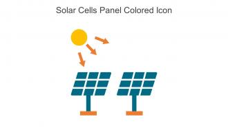 Solar Cells Panel Colored Icon In Powerpoint Pptx Png And Editable Eps Format