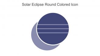 Solar Eclipse Round Colored Icon In Powerpoint Pptx Png And Editable Eps Format