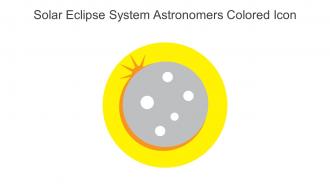 Solar Eclipse System Astronomers Colored Icon In Powerpoint Pptx Png And Editable Eps Format