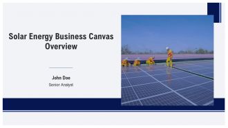 Solar Energy Business Canvas PPT Mockup AT