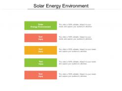 Solar energy environment ppt powerpoint presentation pictures guidelines cpb