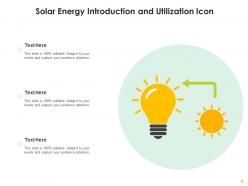 Solar Energy Introduction Consumption Icon Management Process Structure Type