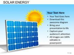 Solar energy powerpoint presentation slides db