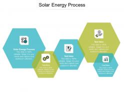 Solar energy process ppt powerpoint presentation icon design templates cpb