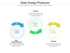 Solar energy producers ppt powerpoint presentation clipart cpb