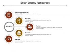 Solar energy resources ppt powerpoint presentation inspiration design ideas cpb