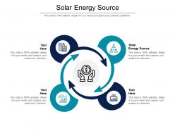 Solar energy source ppt powerpoint presentation layouts information cpb