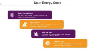 Solar Energy Stock Ppt Powerpoint Presentation Slides Ideas Cpb