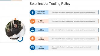 Solar Insider Trading Policy In Powerpoint And Google Slides Cpb