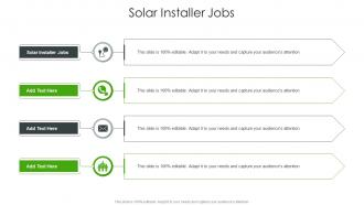 Solar Installer Jobs In Powerpoint And Google Slides Cpp