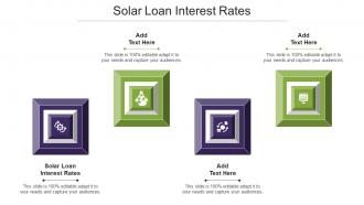 Solar Loan Interest Rates Ppt Powerpoint Presentation Layouts Example Introduction Cpb
