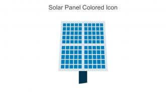 Solar Panel Colored Icon In Powerpoint Pptx Png And Editable Eps Format