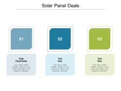 Solar panel deals ppt powerpoint presentation layouts icons cpb