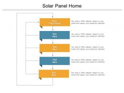 Solar panel home ppt powerpoint presentation icon files cpb