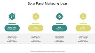 Solar Panel Marketing Ideas In Powerpoint And Google Slides Cpb