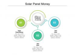 Solar panel money ppt powerpoint presentation pictures structure cpb