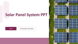 Solar Panel System PPT Sample ACP