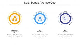 Solar Panels Average Cost In Powerpoint And Google Slides Cpb