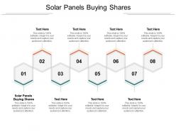 Solar panels buying shares ppt powerpoint presentation summary slide cpb