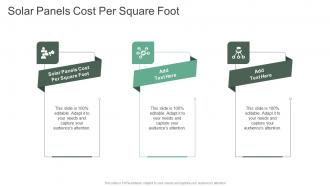 Solar Panels Cost Per Square Foot In Powerpoint And Google Slides Cpb