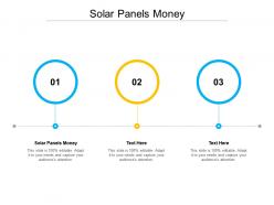 Solar panels money ppt powerpoint presentation inspiration shapes cpb