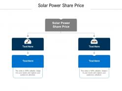 Solar power share price ppt powerpoint presentation inspiration visuals cpb
