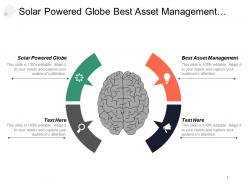 Solar powered globe best asset management business opportunity cpb