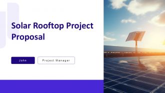 Solar Rooftop Project Proposal PPT Guidelines AT