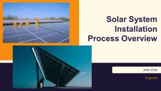 Solar System Installation Process Overview PPT PowerPoint AT